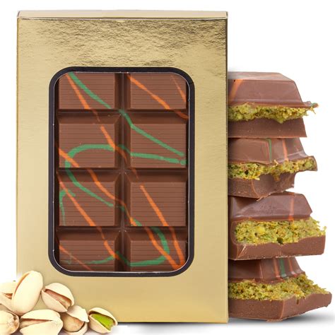 Dubai Chocolate Pistachio Bar with Crispy Kataifi - 7.05oz | Luxurious ...