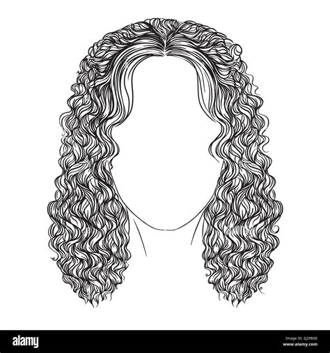 Image result for Curly Hair Drawing Tutorial
