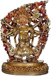 Buy Exotic India Superfine Six Armed Mahakala - Made in Nepal Tibetan ...