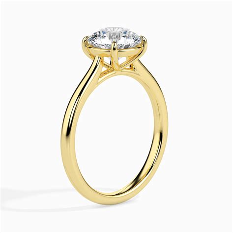 1.5 CT Gold Fleur Diamond Women Ring – Zavya