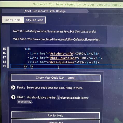 Image result for Step 67 HTML Freecodecamp