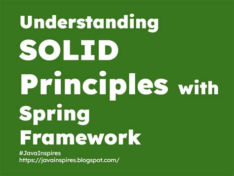 Image result for Design Principles Java Spring