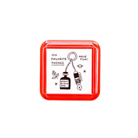 Sanby x Eric Small Things Pre-Inked Stamp - Memo – Bumbo Stationeries