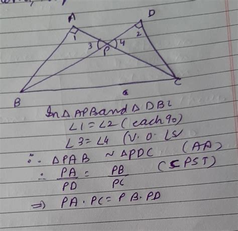 Two triangles BAC and BDC, right-angled at B and C respectively are ...