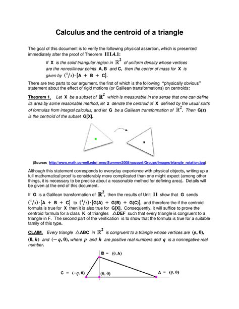 Image result for Centroid Calculus