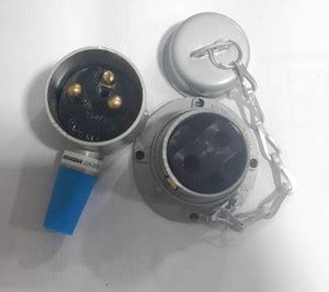 Indoasian 20A DP (2P +E) METAL CLAD PLUG & SOCKET Two Pin Plug Price in ...