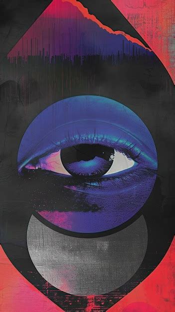 Eye graphics painting art | Premium AI-generated image