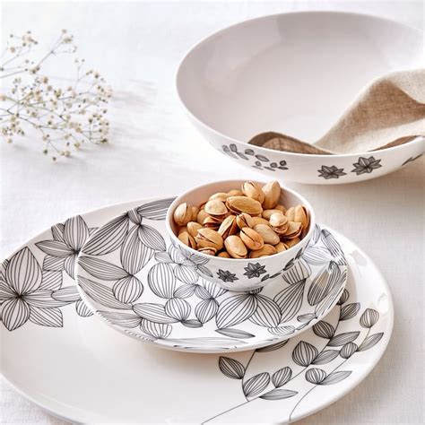 Buy Midnight Melody Melamine Printed Serving Bowl - 1.2L from Home ...
