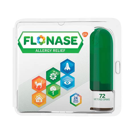 Flonase Allergy Relief , 24 Hour Non Drowsy Allergy Medicine, Metered ...