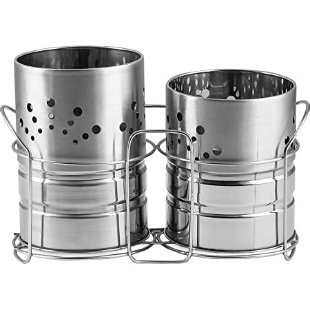 ESTOILE Stainless Steel Cutlery Holder for Kitchen | Spoon Stand for ...