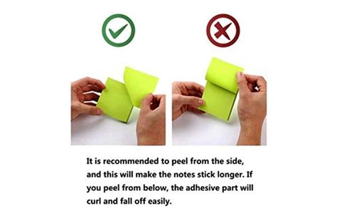 R H lifestyle Sticky Note Memo Pad with 8 Index Tabs, Bright Neon ...
