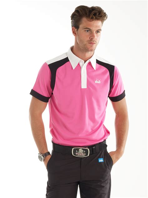 Mens Bright Pink Golf Shirt at Allan Garrido blog
