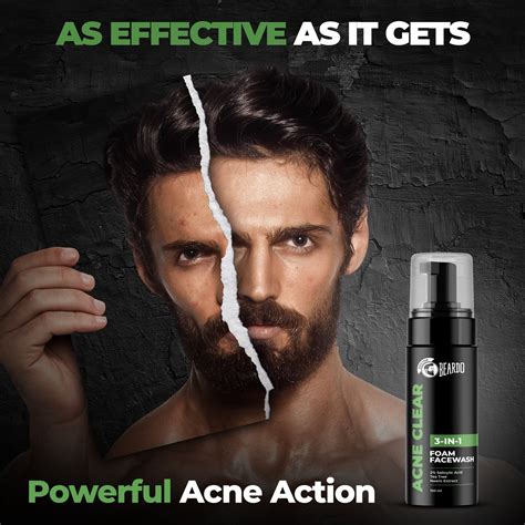 Beardo Acne Clear Foam Face Wash | Best Face Wash for Men – Beardo India