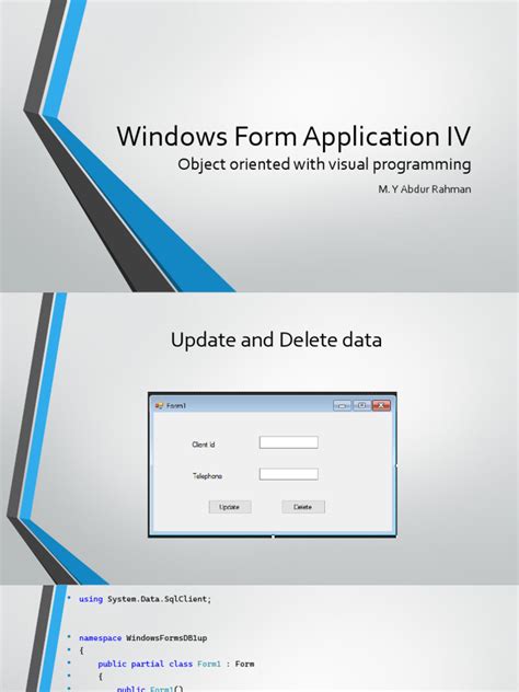 Image result for Windows Form Application