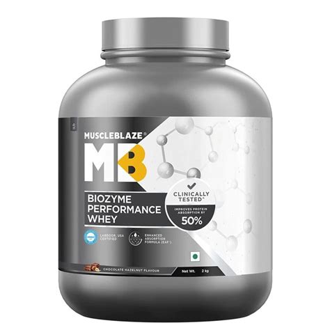 MuscleBlaze Biozyme Performance Whey Protein 2kg