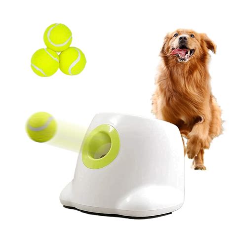 Buy Masroo Automatic Ball Launcher for Dogs With 3 Balls (4.8 CM ...