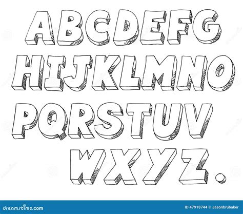 Image result for Block Letters Alphabet Drawing