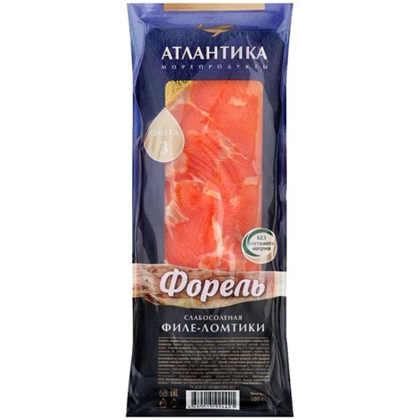 Форель слабосоленая Атлантика Филе-ломтики | отзывы