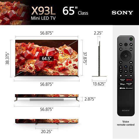 Sony 65 Inch Mini LED 4K Ultra HD TV X93L Series: India | Ubuy