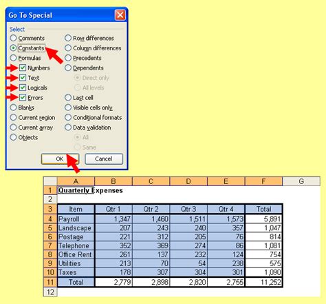 Image result for How to Find Constants vs Formulas Excel