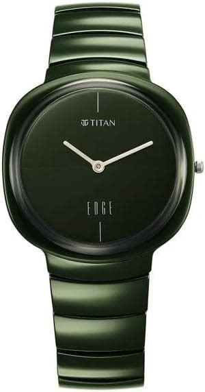 Buy EDGE Titan Squircle Camo Quartz Green Shaped Dial Unisex Analog ...