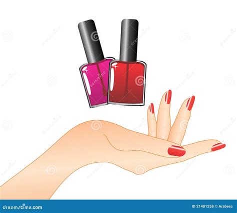 Red Nail Polish Stock Illustrations – 5,388 Red Nail Polish Stock ...