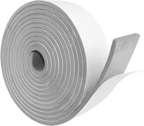 Self Adhesive Foam Tape Weather Stripping, 2 '' x 1/4 '' x 13' Door ...