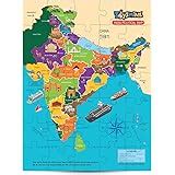 Buy Kinder Creative India Map, Brown Online at Low Prices in India ...