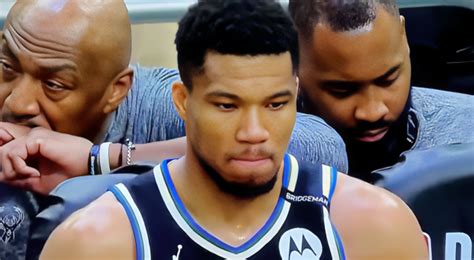 Giannis Antetokounmpo Looks Stunned During Collapse vs. Pacers