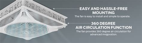 Buy GM Quadrangle Ceiling Box FanIPowerful Motor with HighGrade ...