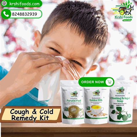 Cough and Cold Remedy Kit (Paruthi Paal + Golden Milk + Thoodhuvalai S ...
