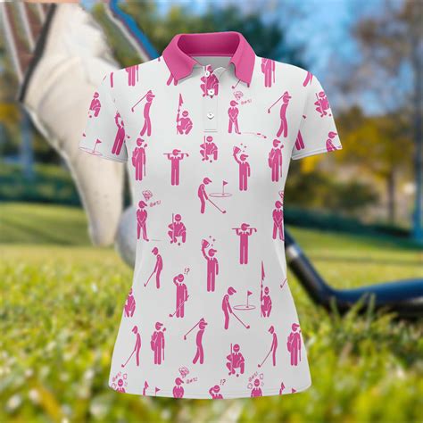 Pink Golf Polo Shirt, Golfing Apparel, Womens Golf Gifts – BirdieTee