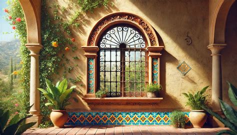 Spanish Arched Windows Architectural Drawing 310,666 Arched Window