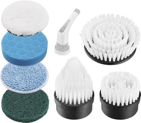 7 Replacement Brush Heads of Portable Power Scrubber | Ubuy India
