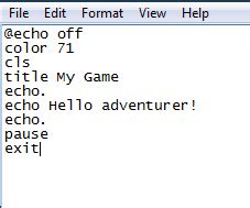 How to Make Game in Computer with Notepad 的图像结果