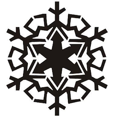 Silueta Copo de Nieve (7) - Hilos para Bordar (Rosace, Panda, Anchor ...