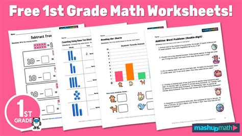 Image result for First Grade Math Sheets