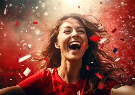 Spanish team celebrating after winning the final | Premium AI-generated ...