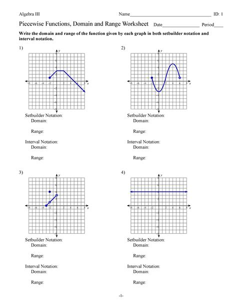 Piecewise Function Worksheet Kuta Graphing Piecewise Functions