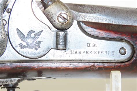 RARE 33” 2 Band HARPERS FERRY 1855 Rifle-MUSKET CIVIL WAR Antique .58 ...