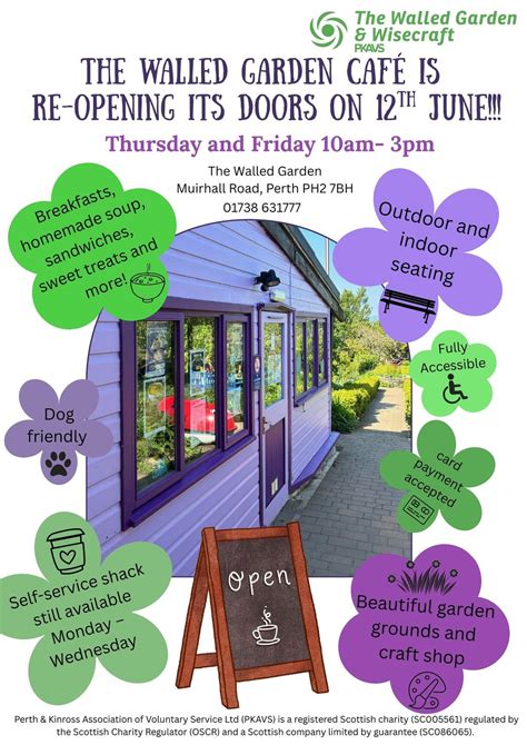 The Walled Garden Café reopening! , Muirhall Road, Perth, 12 June 2025 ...