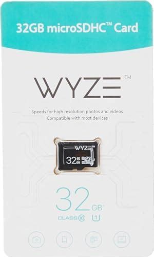 Wyze Labs Expandable Storage 32GB MicroSDHC Card Class 10: Buy Online ...