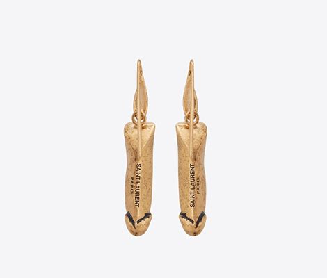OHRgasmus mal anders – von Saint Laurent gibt's jetzt Penis-Ohrringe!