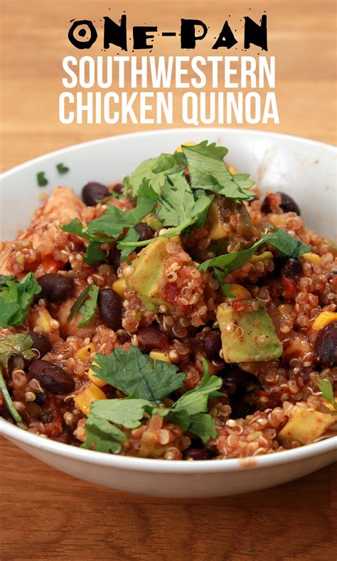 One-Pan Southwestern Chicken Quinoa Recipe