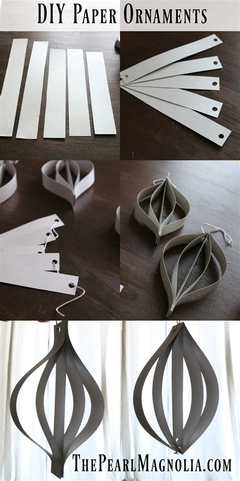 Diy Paper Ornaments - DIY Craft Ideas