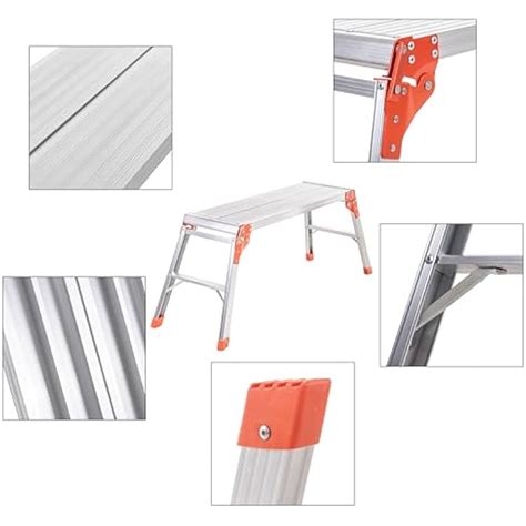 Dithoko Folding Work Platform, Aluminum Adjustable Drywall India | Ubuy