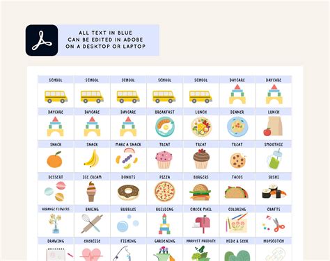 Image result for Visual Routine Template