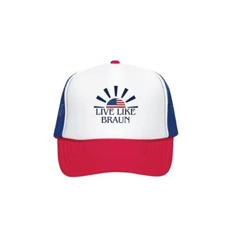 Red, White, & Blue USA LLB Trucker Hat – LiveLikeBraun