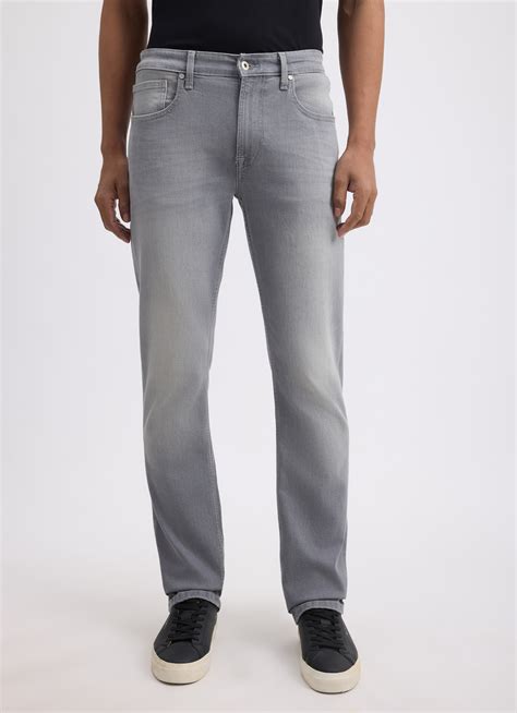 Men Grey Regular Fit Mid Rise All Climate Streachable Jeans | Pepe ...