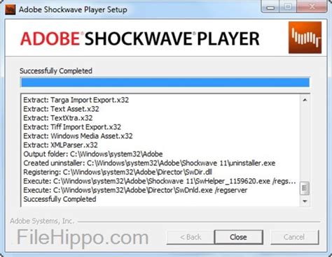 Install Adobe Shockwave Flash Object - moxaws